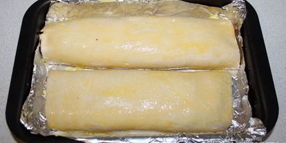 Шаг 4: рулета из рыбы в тесте