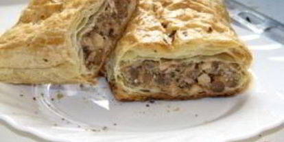 Шаг 3: рулета из слоеного бездрожжевого теста