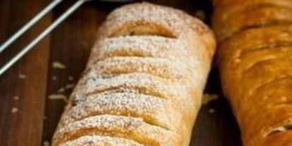 Шаг 8: рулета из слоеного теста с яблоками