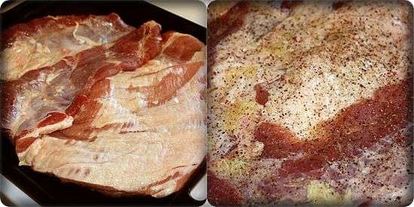 Шаг 18: рулета из свинного подбрюшья