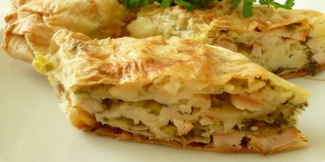 Рецепт рулета с копченой куриной грудкой и картофелем