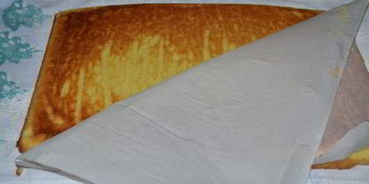 Шаг 3: рулета с лимонным курдом