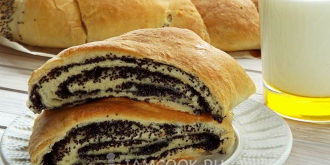 Рецепт рулета с маком из дрожжевого теста