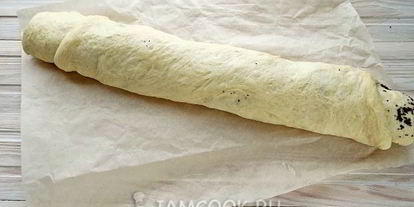 Шаг 13: рулета с маком из дрожжевого теста