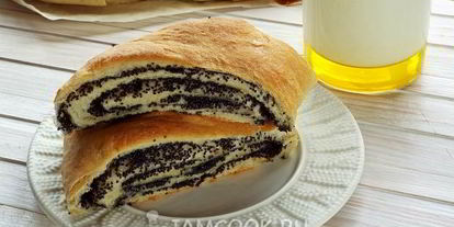 Шаг 16: рулета с маком из дрожжевого теста