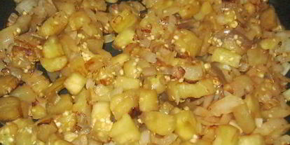 Шаг 1: рулета с начинкой из баклажанов и грибов