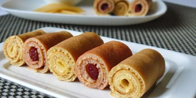 Рецепт рулетиков из блинов