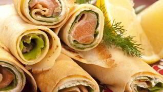 Рецепт Рулетиков с рыбой и овощами