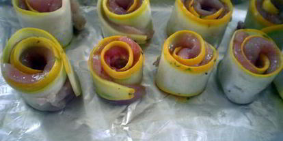 Шаг 3: рулетов куриных осенняя нежность