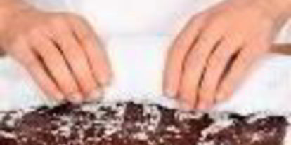 Шаг 2: шоколадного рулета с бананами