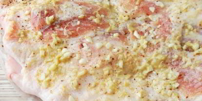 Шаг 5: свиного рулета из брюшины