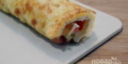 Шаг 5: сырного рулета новогодняя сказка