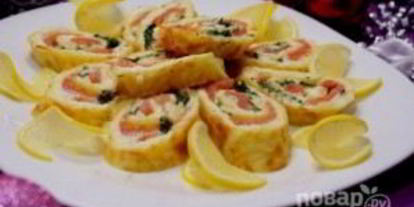 Шаг 6: сырного рулета новогодняя сказка