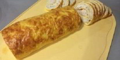 Шаг 6: сырного рулета с куриным фаршем