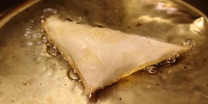 Шаг 4: самосы из теста фило с мясом