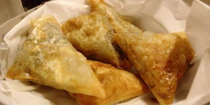 Шаг 5: самосы из теста фило с мясом