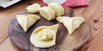 Шаг 8: самсы с картофелем и сыром