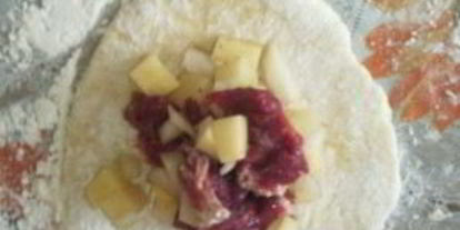 Шаг 7: самсы с мясом и картошкой