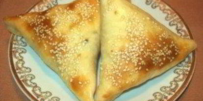 Шаг 14: самсы с мясом в духовке