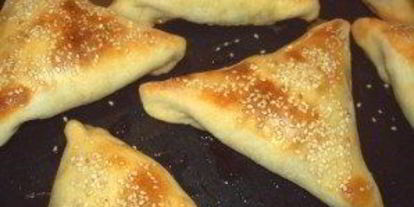 Шаг 16: самсы с мясом в духовке