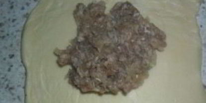 Шаг 1: слоеной самсы с мясом