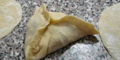 Шаг 6: слоеной самсы с тыквой