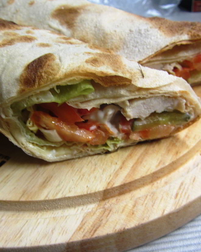 Рецепт домашней шаурмы с курицей