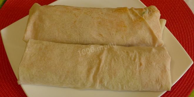 Рецепт Шаурмы домашней с курицей сыром помидорами