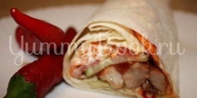 Рецепт шаурмы по-быстрому