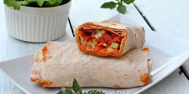 Рецепт шаурмы с колбасой
