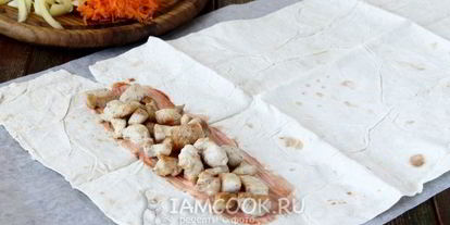 Шаг 5: шаурмы в духовке