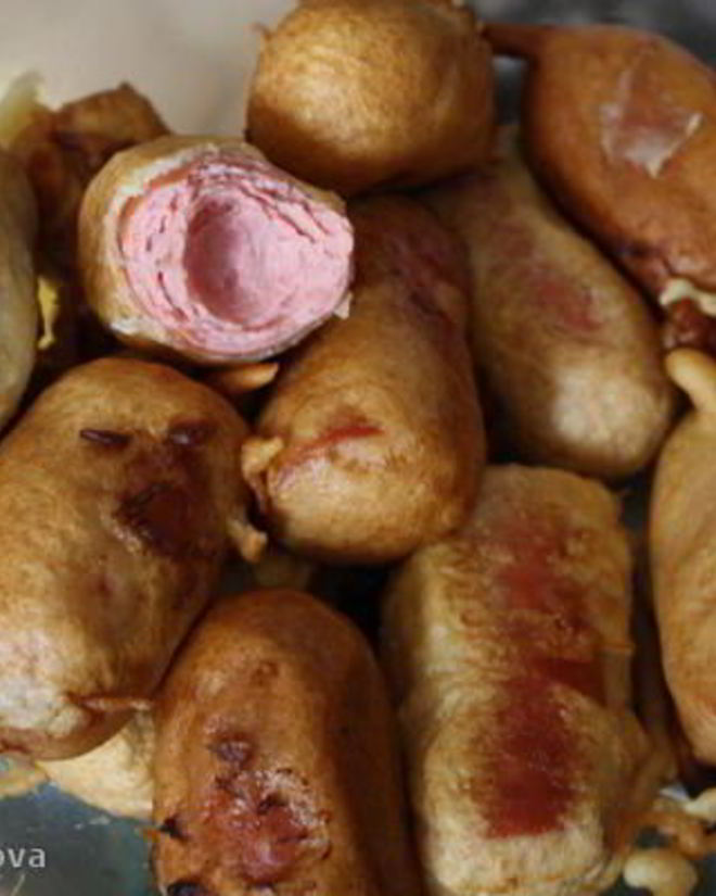 Рецепт сосисок в тесте