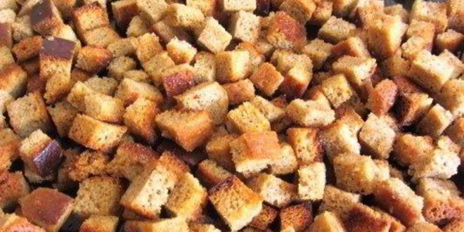 Рецепт сухариков в духовке