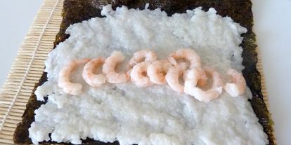 Шаг 4: домашних суш с креветками