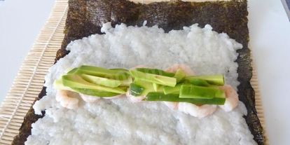 Шаг 5: домашних суш с креветками