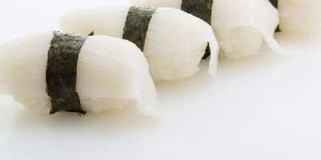 Рецепт нигирей-суш с кальмаром