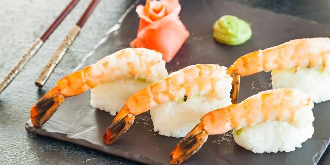 Рецепт нигирей суши с креветками