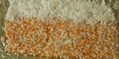 Шаг 12: радужных суш с крабовыми палочками