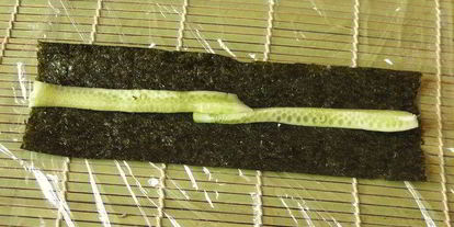 Шаг 8: радужных суш с крабовыми палочками