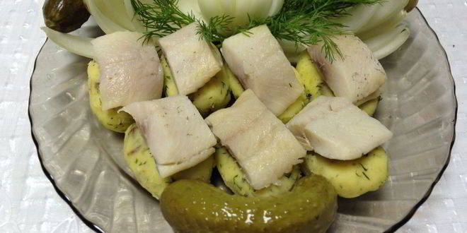 Рецепт суш из селедки и картофеля