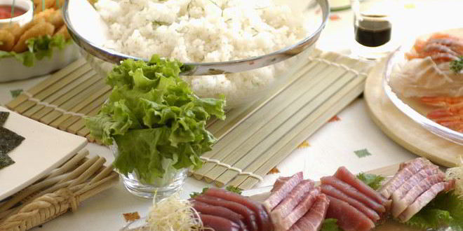 Рецепт суш-торта