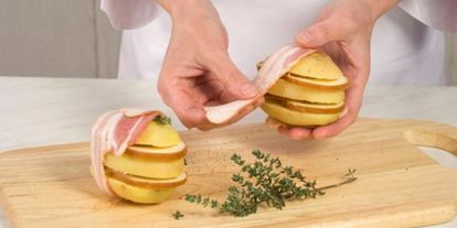 Шаг 1: картофельного сэндвича с сальсой