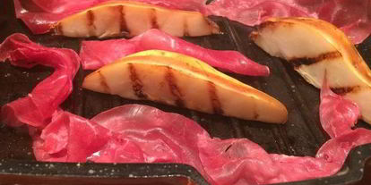 Шаг 1: хрустящего сэндвича с грушами-гриль и запеченными грибами