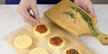 Шаг 1: сэндвича из поленты