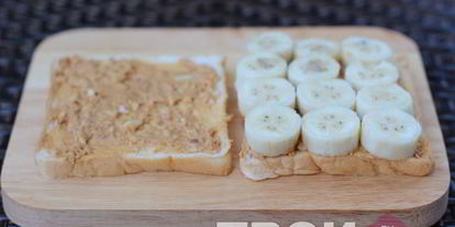 Шаг 2: сэндвича с бананом