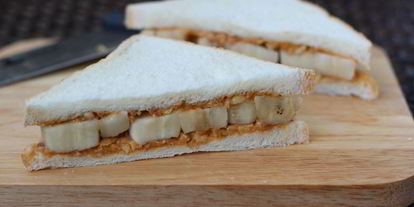 Шаг 4: сэндвича с бананом