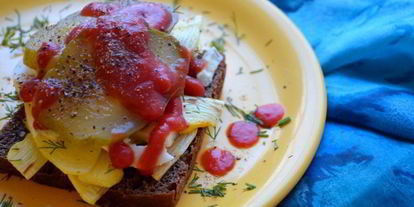 Шаг 6: сэндвича с кабачком