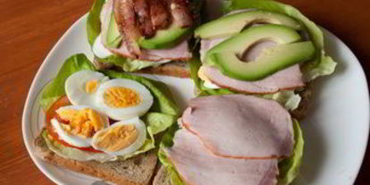 Шаг 3: сэндвича с кобб-салатом