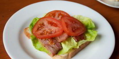 Шаг 4: сэндвича с курицей и беконом