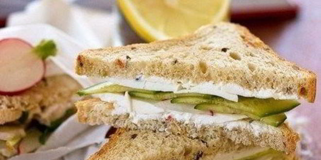 Рецепт Сэндвича с курицей и редисом